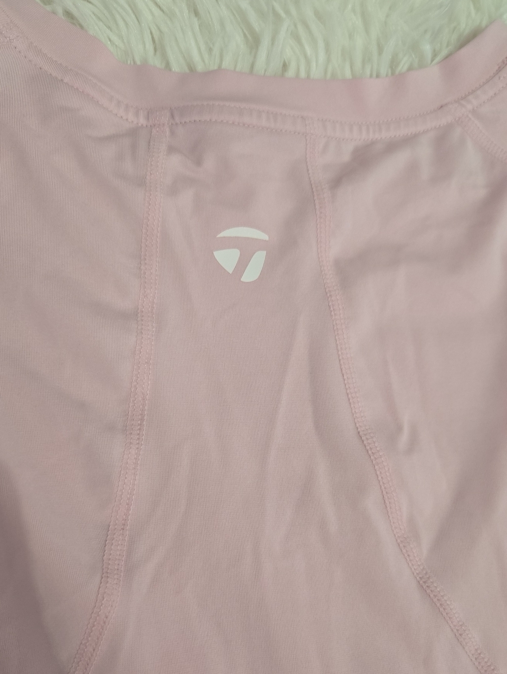 TaylorMade Light Pink Long Sleeve Performance Golf Tee Size XL - Picture 10 of 10